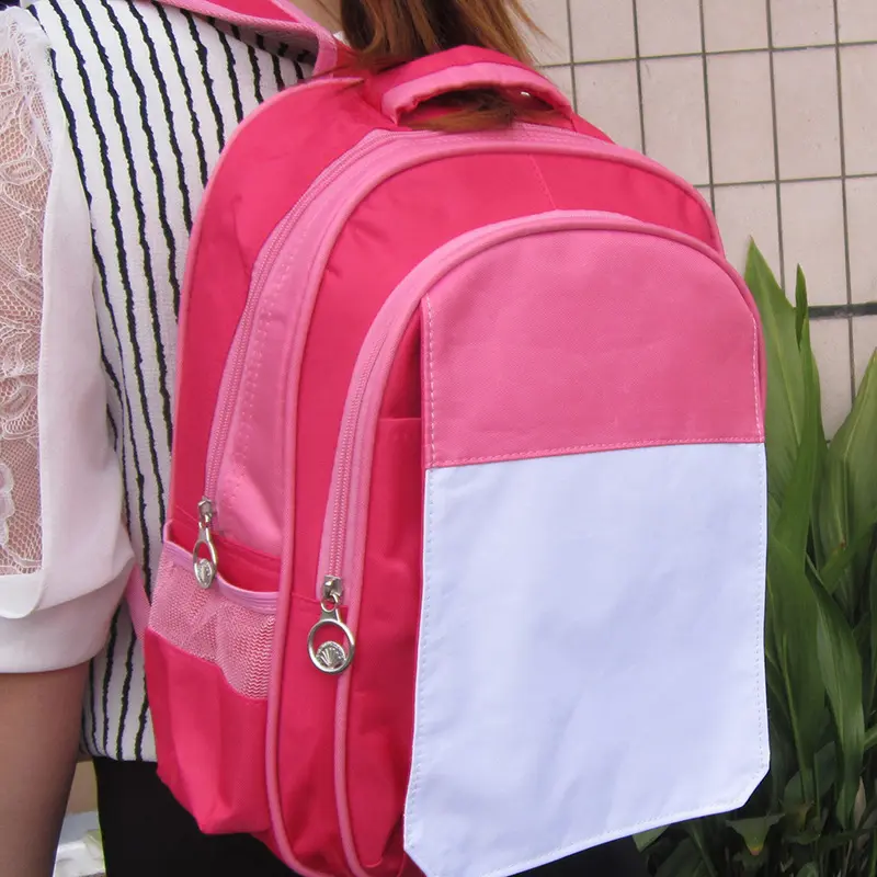Big Size Custom Sublimation Blanks School Bags Children Primary School Backpacks Kids Book Bag For DIY Kids Children Gifts