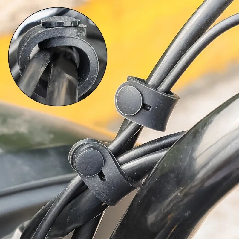 Allzweck-Motorrad gummi rahmen fester Kabelbinder Fahrrad kupplung Brems riemen elastischer Kabelbaum Autozubehör