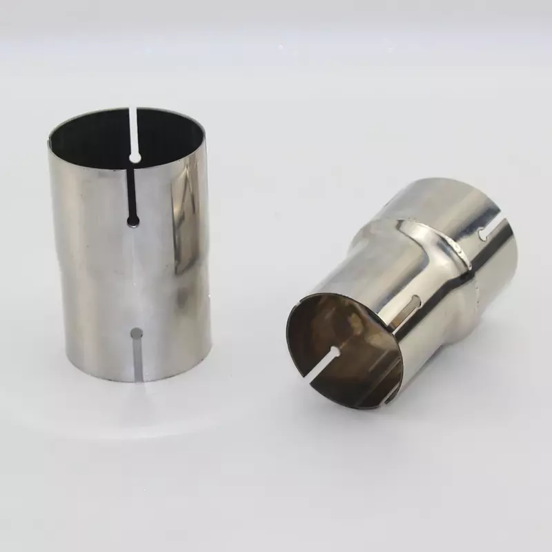 Universal Car Stainless Steel Standard Exhaust Reducer Connector Pipe Tube 63mm out 73/76/79 mm Outer diameter