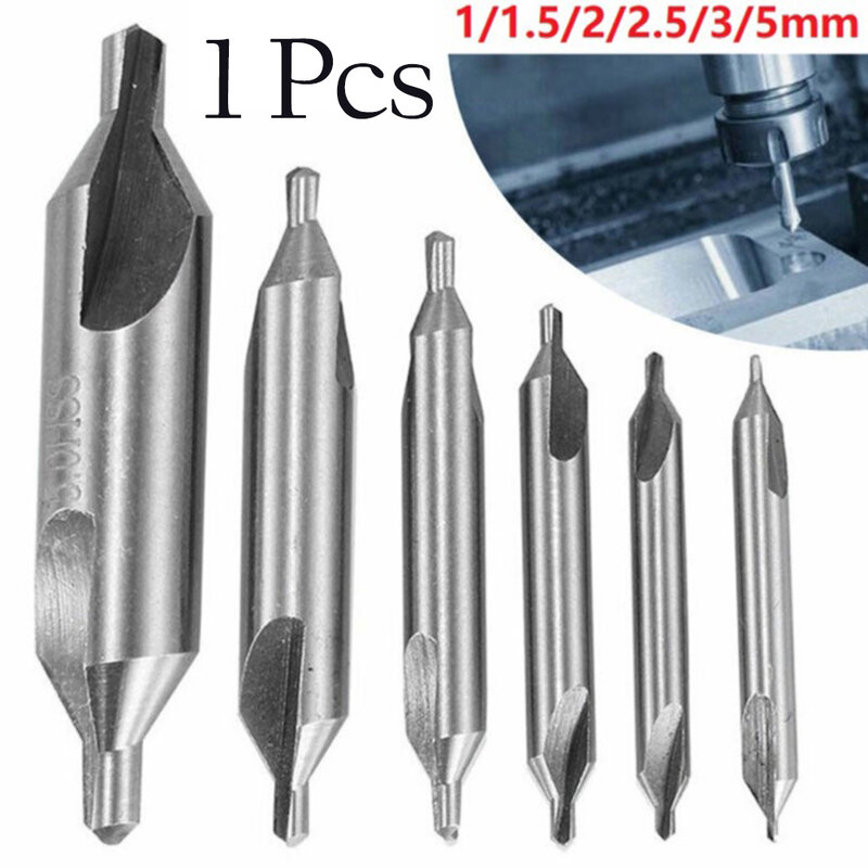 HSS  Center Drill Countersink Bit Mill Tackle Tool Double 1-5mm Metal Drill Bit Power Tools Hole Drilling Hole Cutter