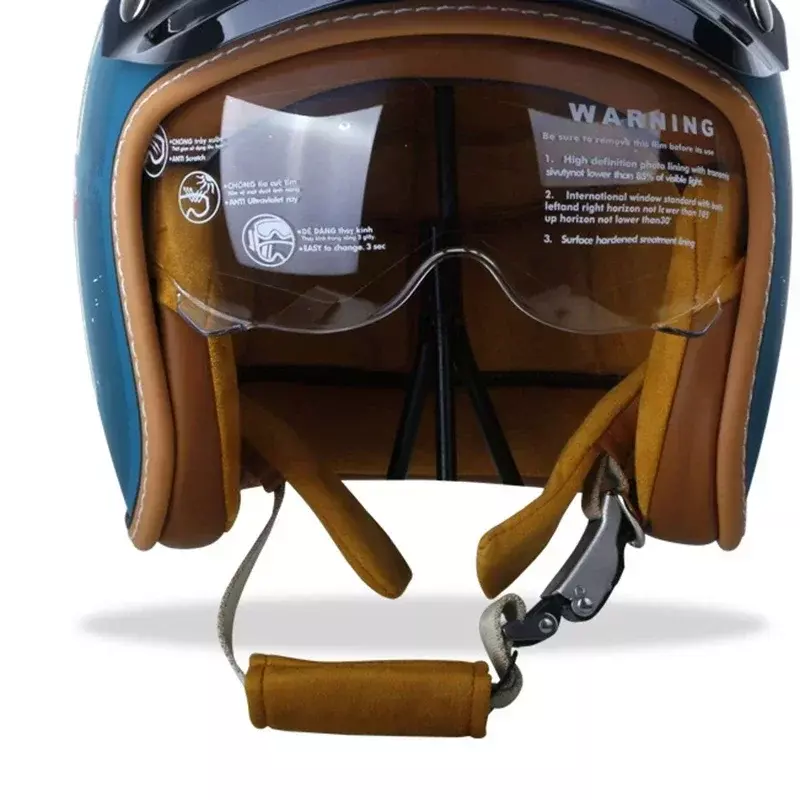 Casco de motocicleta Retro harley-davidson para hombres y mujeres, protector solar con Bluetooth, personalidad, fresco, verano, cuatro estaciones