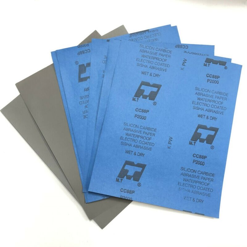 Carta vetrata carta vetrata professionale a umido e a secco 1 foglio 1000/2000/5000/7000 carta vetrata a grana per edilizia e lavorazione