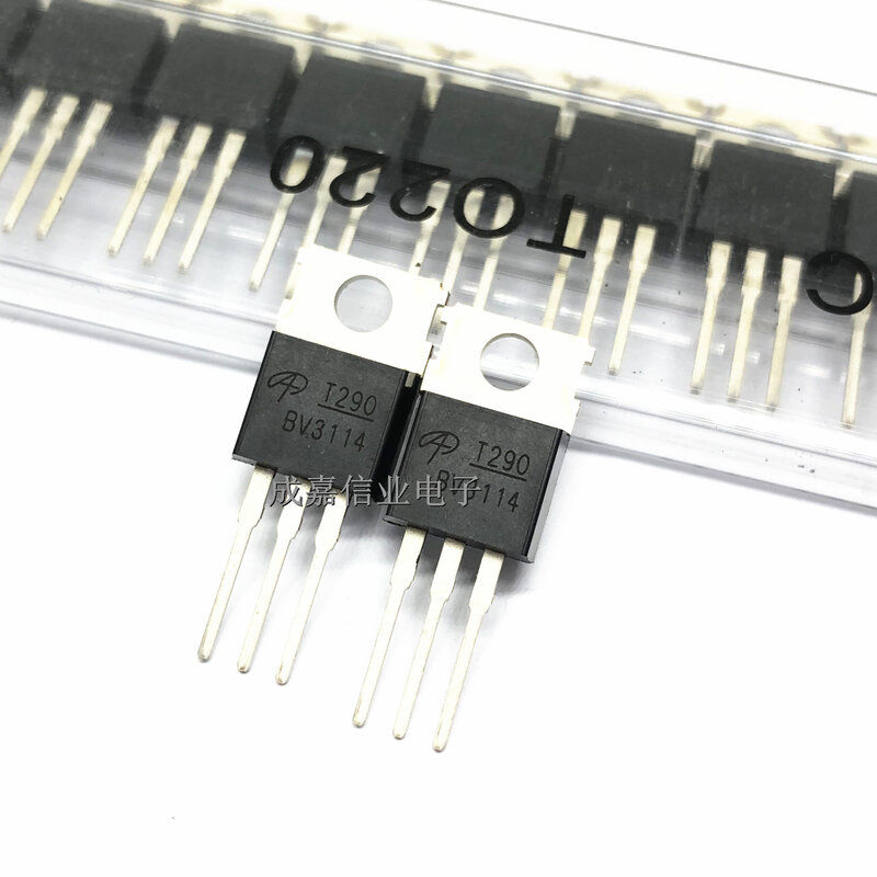 10 buah/lot AOT290 TO-220-3 menandai; T290 100V 140A n-channel MOSFET 3, 5mΩ