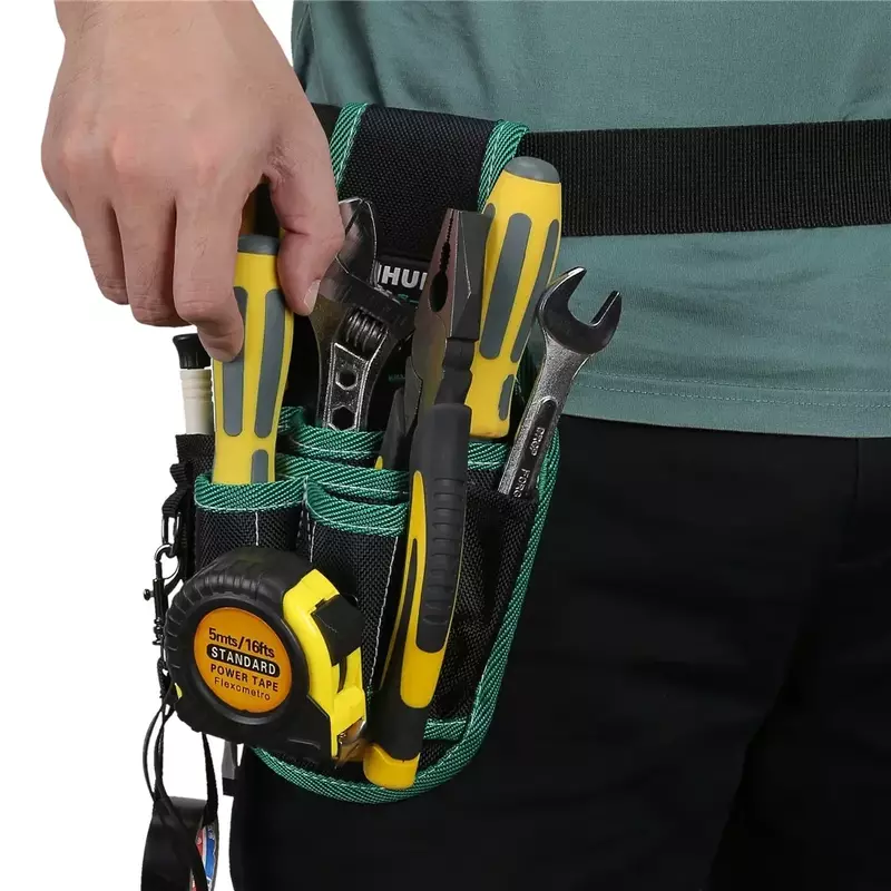 Multi Function Storage Bag Oxford Cloth Waist Pack Tool Waist Bag Hardware Repair Tool Pocket Wrench Household Belt Electrician
