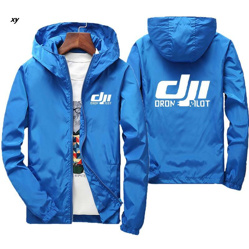 เสื้อแจ็คเก็ตกันลมมีฮู้ด DJI สำหรับผู้ชายปี2024เสื้อแจ็คเก็ตกันลมมีฮู้ดสำหรับผู้ชายเสื้อกีฬากันลมไซส์ใหญ่7