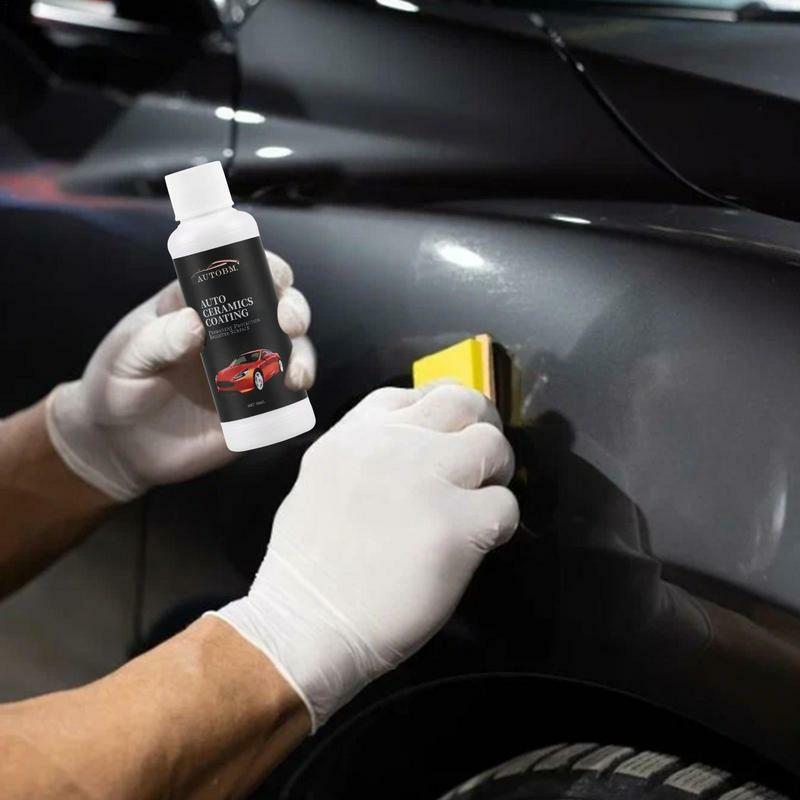 Recubrimiento cerámico de pintura de coche, agente de recubrimiento de coche de capa rápida, cera protectora hidrofóbica y Uv, también de larga duración