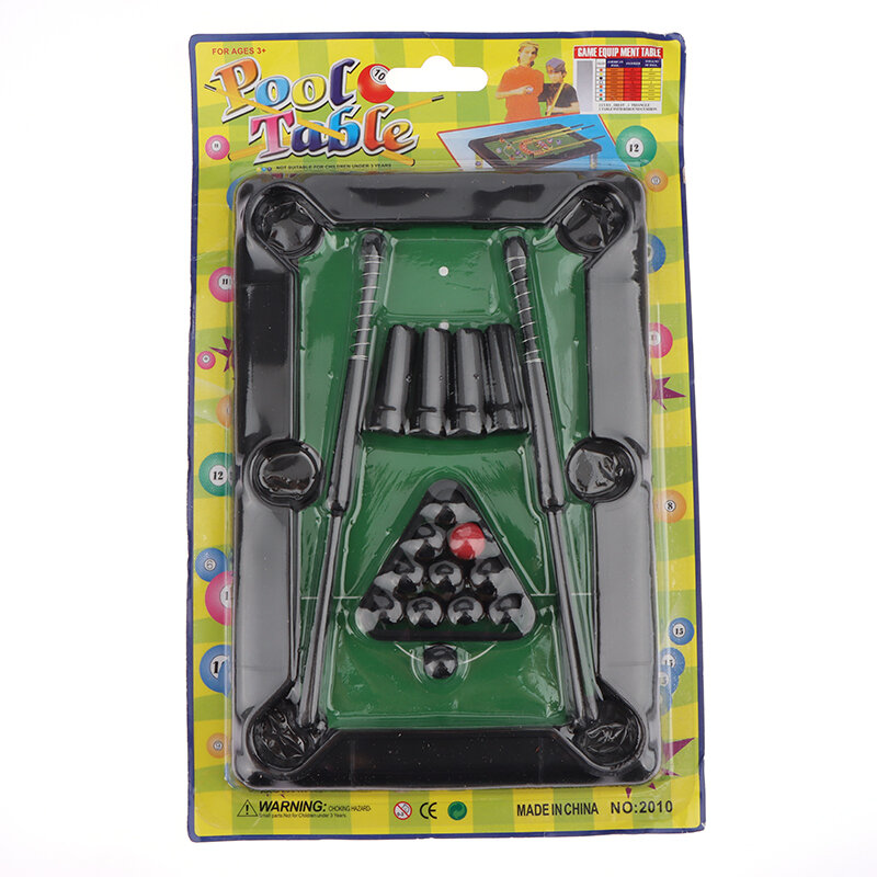 1 zestaw Mini do położenia na blacie bilard stół bilardowy bilardowy zabawka do gry w snookera interakcja rodzic-dziecko zabawki edukacyjne dla dzieci