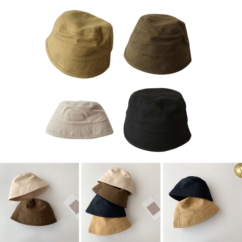 หมวกปีกแบนแบบหมวกหน้าร้อนสำหรับเด็กหมวกบังแดดหมวกฟลอปปี้ปีกนุ่มเครื่องประดับสำหรับเด็กทารก