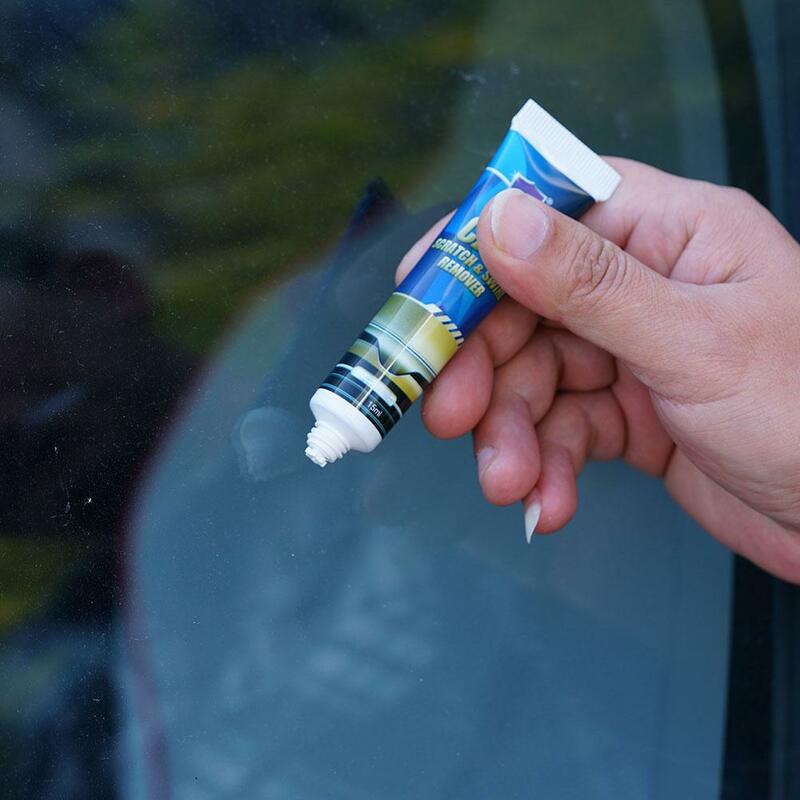 Detergente universale per la rimozione dei graffi per auto da 15ml con spugna strumento per la riparazione della vernice a cera per lucidatura dei graffi per auto parti di automobili antigraffio
