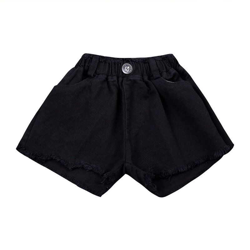 Top corto de algodón para niñas, pantalones cortos de manga corta, hip-hop, jazz moderno