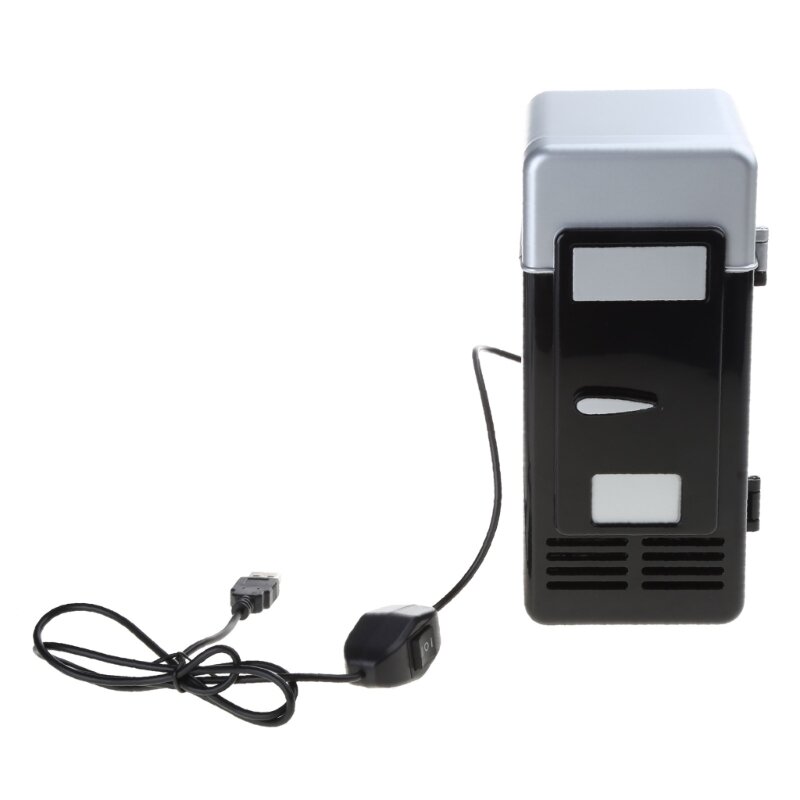 Przenośna mini lodówka o pojemności 780 zasilana przez USB, samochodowa chłodziarka do napojów, na biurko, na podróż łodzią