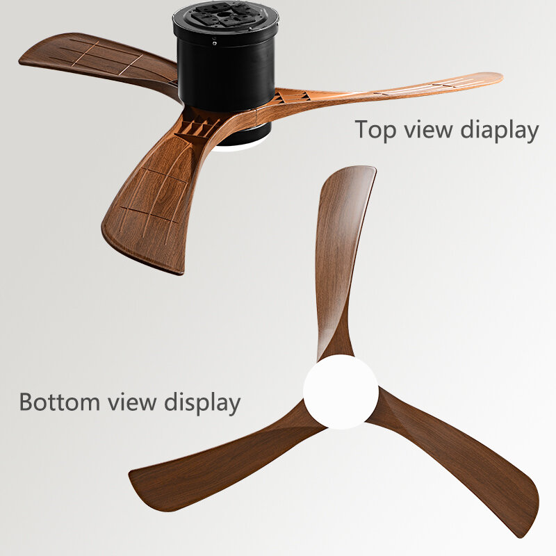56-дюймовый потолочный вентилятор для низкого пола, Φ, потолочный вентилятор с функцией управления, для спальни, домашняя люстра с вентилятором 110 В, 220 В