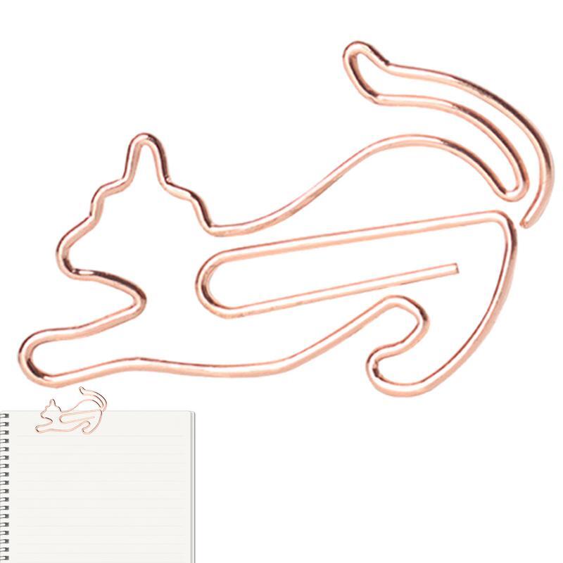 Divertenti graffette segnalibri Planner clip con graffette a forma di animale graffette per cani clip Decorative per raccoglitori