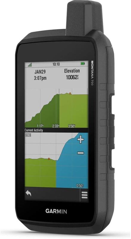 Garmin Montana 700, GPS resistente de mano, mapeo Routable para carreteras y senderos, pantalla táctil a Color de 5 ", amigable con el guante