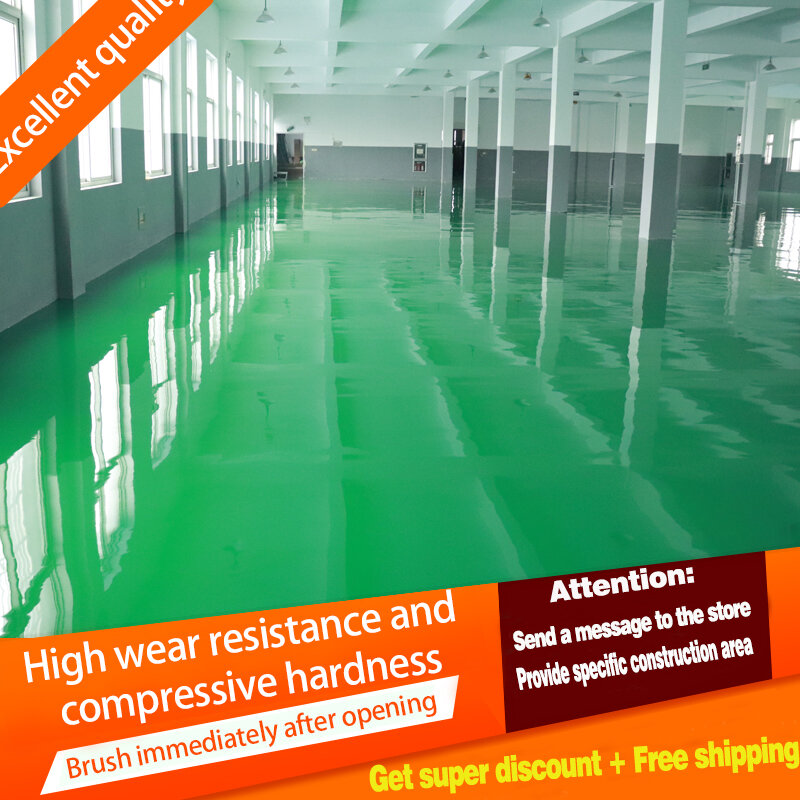 1kg Environmentally Friendly Odor-Free Water-Based Floor Paint Waterproof Floor Paint Zero-Formaldehyde Quick-Drying Floor Paint
