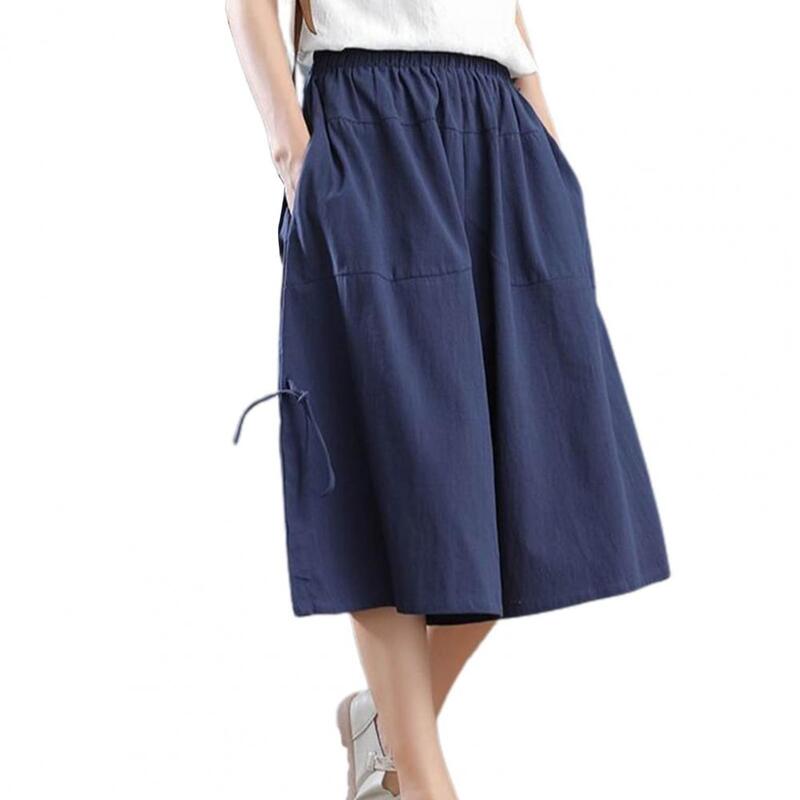 Summer Women's Slim Waist Cropped Pants High Waist Solid Color Stretch Leggings Capris Fashion Pencil Pants Crops For Female