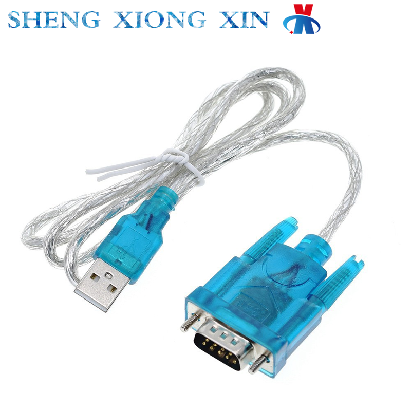 5pcs/Lot HL-340 USB to Serial Cable COM RS232 Nine-Pin Support Win7-64 Bit