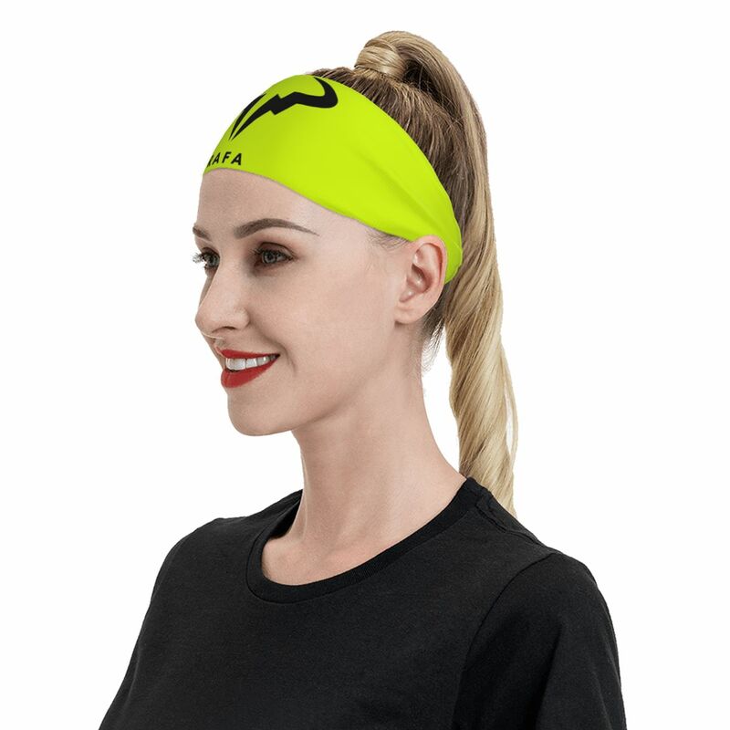 Esporte Sweatband Rafael Rafa Nadal Tênis Headband Merch Acessórios Homens Mulheres Sports Outfits Headwrap Suor Absorvendo