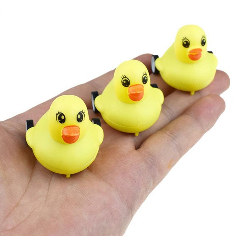 Duck Toy Car Toddler Pull Back Car Mini Duck Car Toys for Kids Pull Back Yellow Duck Figures Vehicle Toy Battery-free for Boys