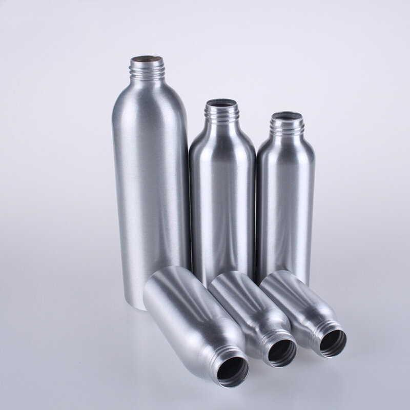 30ml/50ml/100ml pusta aluminiowa butelka z aerozolem mała przenośna butelka perfum wielokrotnego napełniania pusty płyn Atomizer Spray Container