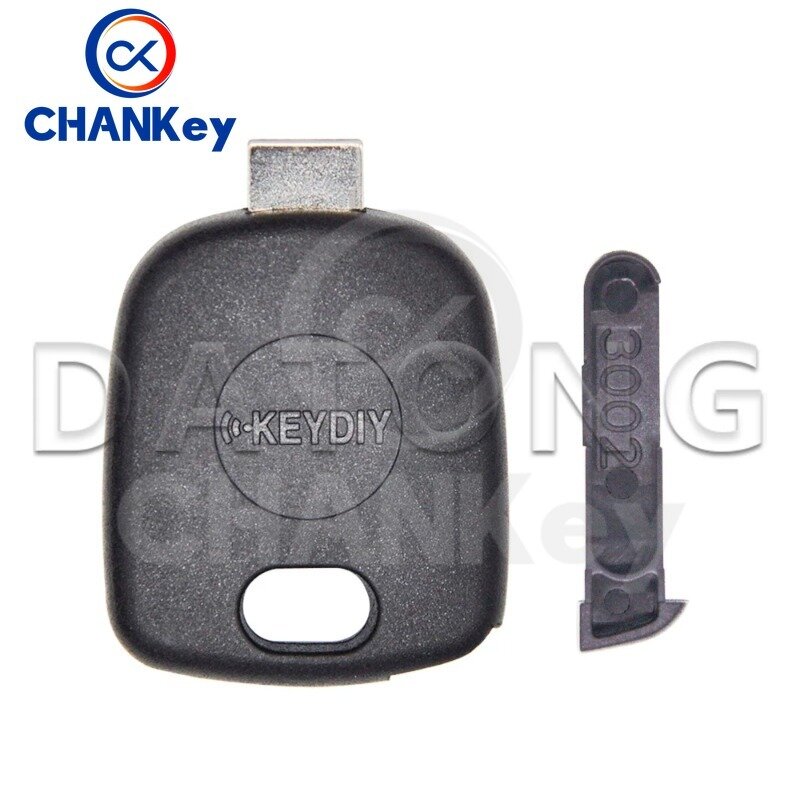 CHANKey-Coque de puce de transpondeur de voiture EllYDIY, tête vierge sans lame, adaptée pour Chevrolet, Ford, Toyota, BMW, Mercedes, Mazda