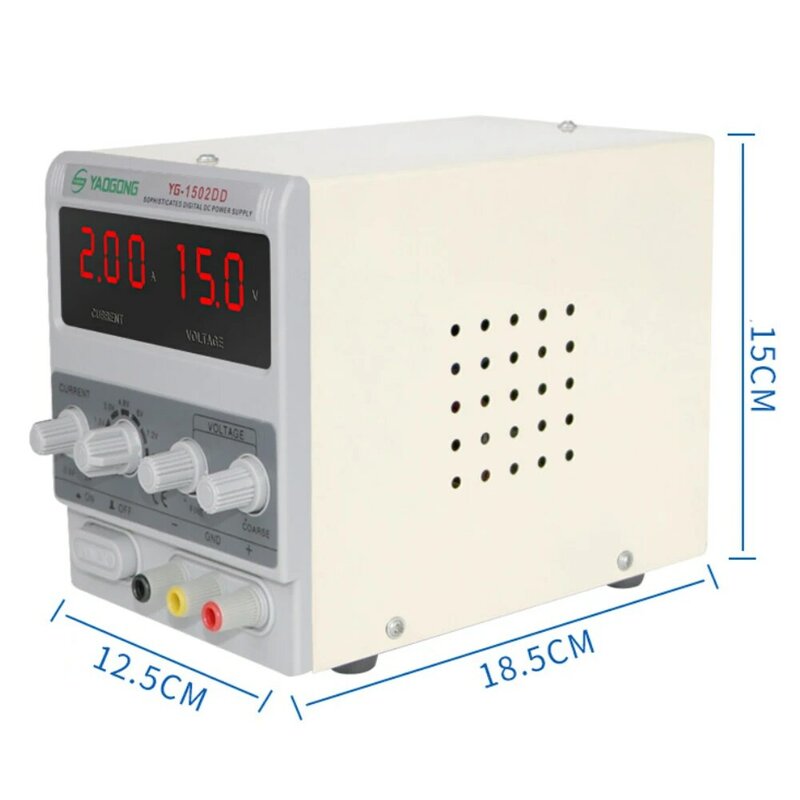 Yaogong 1502DD Digital display adjustable electronic maintenance ammeter of DC regulated power supply