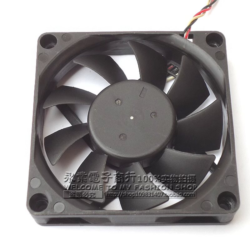 for AVC DS07015R12M 3 Wires Temperature Control CPU Cooling Fan DC 12V 0.4A 7015 70*70*15mm 7cm 70mm