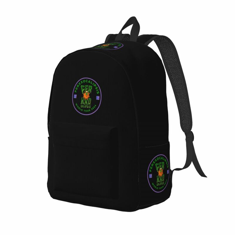 FERXXOCALIPSIS WORLD TOUR 2024 Feid Ferxxo Collage Classical Backpack Outdoor School Daypack for Men Women College Shoulder Bag