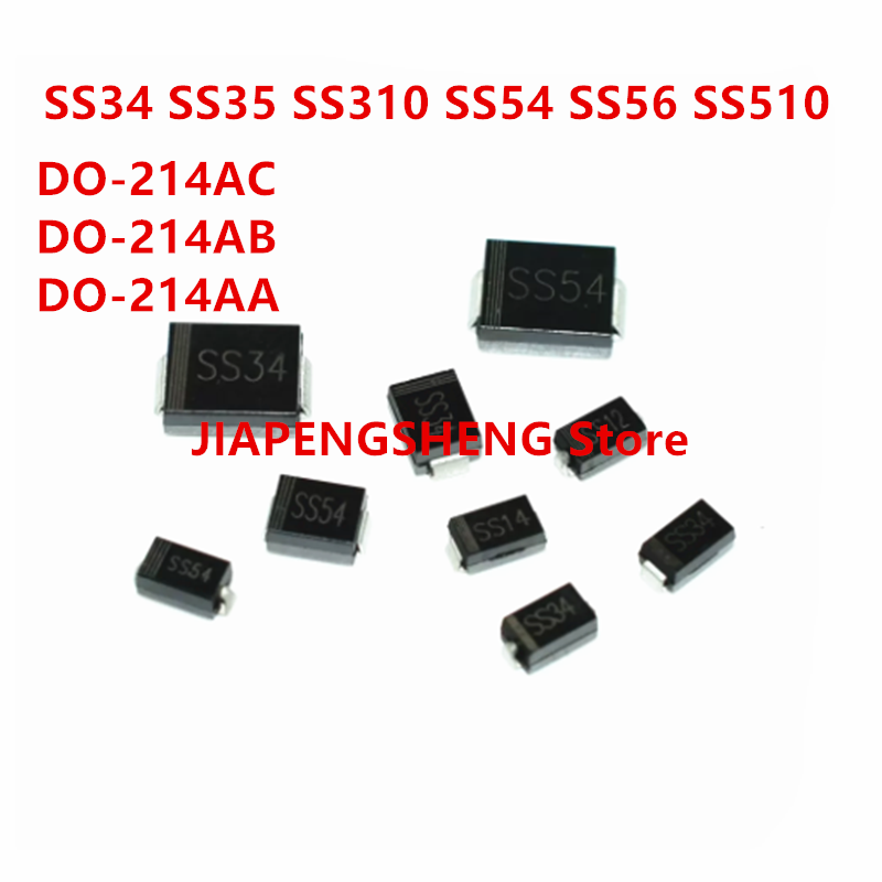 Diodes de redressement Schottky, diodes SMD, DO-214AA, S10100, 10A, 100V, 50 pièces