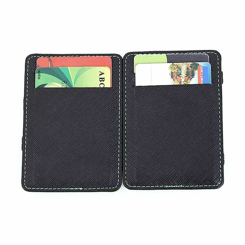 Pochette ultra fine pour hommes et femmes, portefeuilles magiques, porte-monnaie, porte-cartes de crédit, étui en poudre