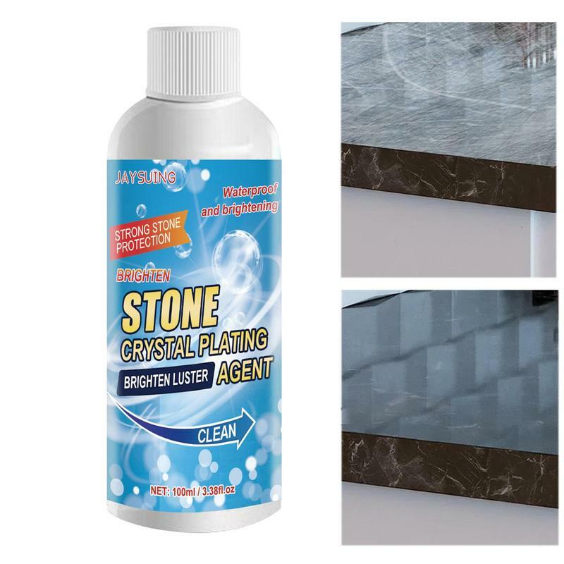 Marble Crystal Plating Agent 100ml Brightening Renovation Glaze Corrosion Countertop Cleaner Household Whitening Repair Tool
