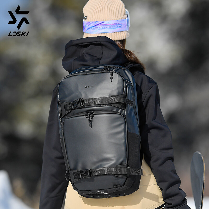 LDSKI Ski Backpack 20L Large Capacity Women Men Waterproof Durable Travel Boot Bag Snow Luggage Hiking Pack Snowboard Accessorie