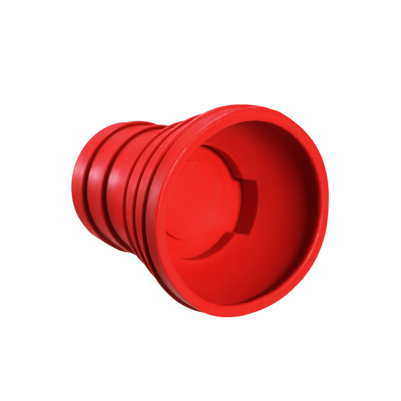 NUOLUX Ball Pick-up Ball Portable Sucker Rubber Suction Cup for Putter Grip Professional Accessory (Red)