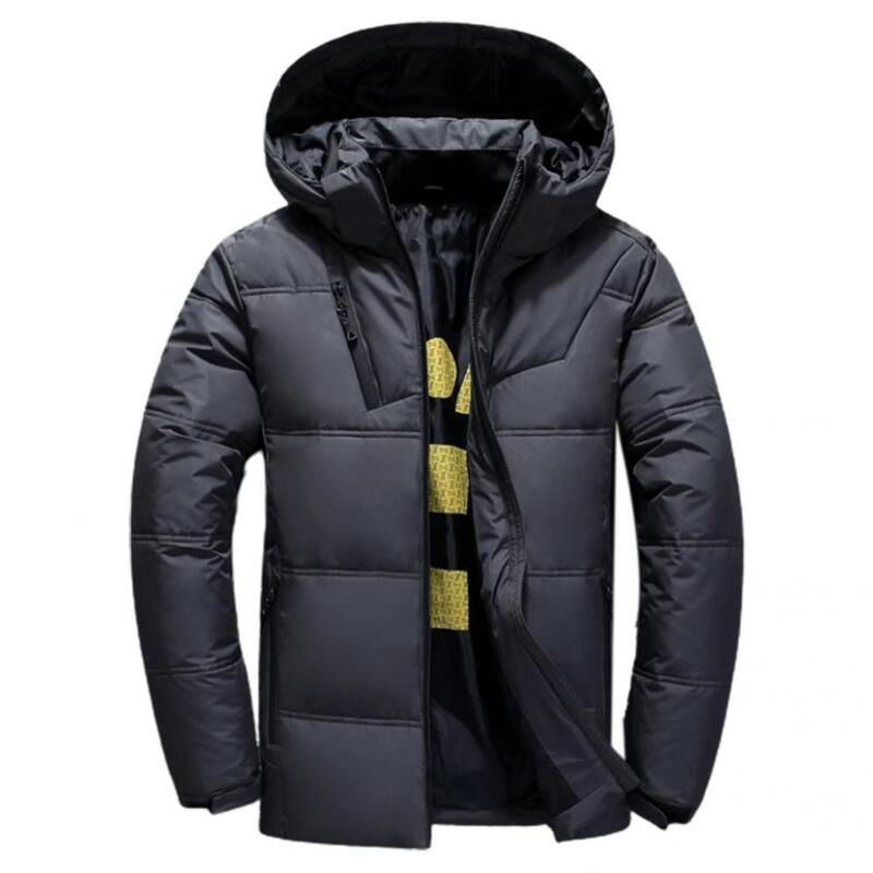 Manteau en duvet antistatique pour homme, grande veste de loisirs, hiver