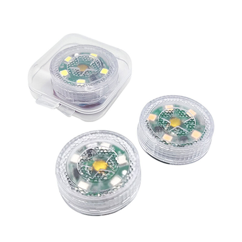 1 buah lampu sentuh LED ringkas dengan 5 LED kecerahan tinggi 5V 1A untuk lampu 3 warna biru es lunak serbaguna Mini