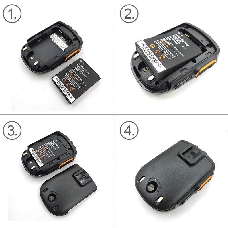 ANYSECU-Batterie d'origine pour haut-parleur Bluetooth, B01, 2000mAh, B01B02, Zello, PTT, déterminer le microphone