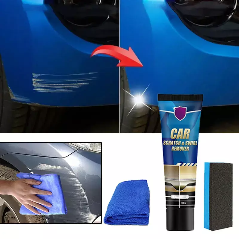 Universal Car Scratch Repair Paste, Manutenção Retocar Pintura, Polimento, Reparação Sem Costura, 60 ml, 120ml