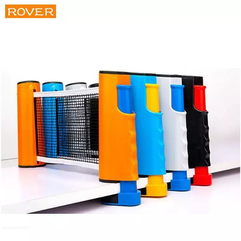 Portable Table Tennis Net Cover Gauge Retractable Table Tennis Set Catcher Racks Adjustable Tools Outdoor Home Sports Clip On