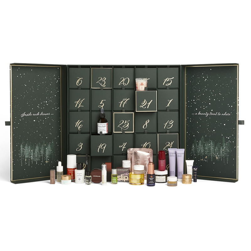 Calendario de Adviento personalizado, caja de cartón de lujo vacía, regalo de belleza, paquete de cosméticos