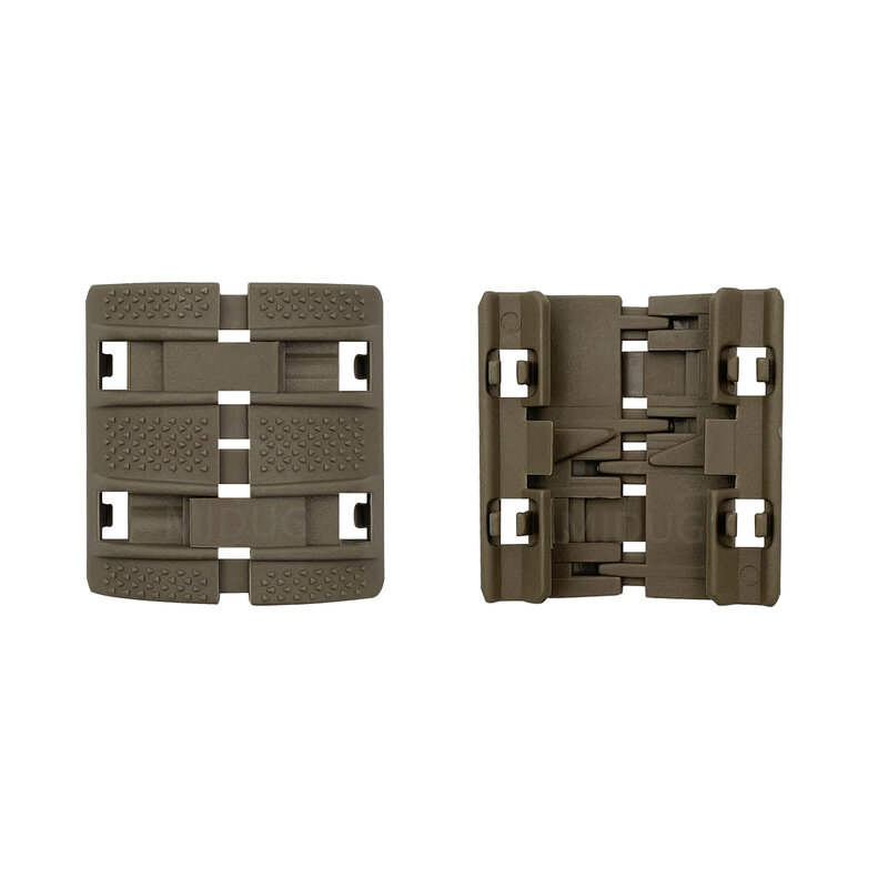 Cubierta de riel para Panel de riel mejorado, 16 piezas, para uso con rieles de accesorios de 20mm