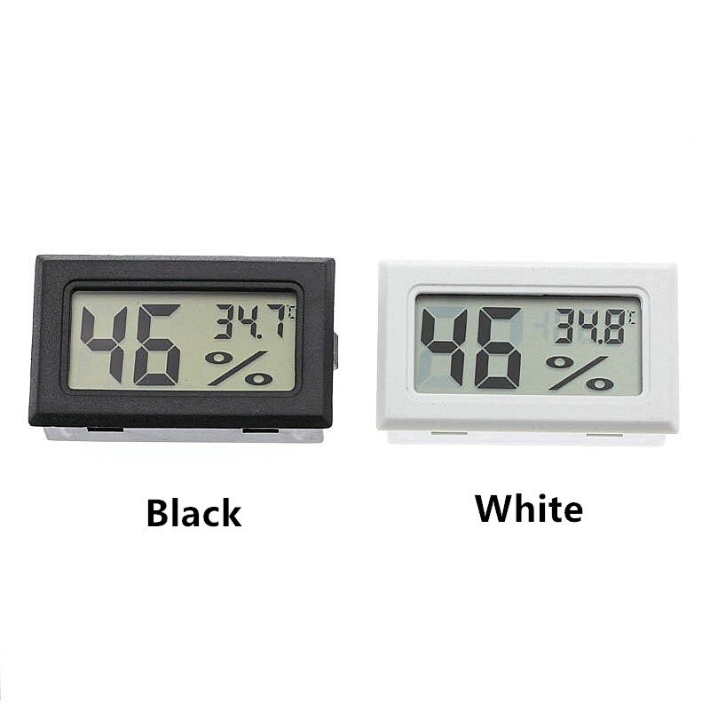 Panas LCD Digital Sensor Suhu Pengendali Suhu Termometer Kelembaban Meter Termometer Higrometer Alat Pengukur