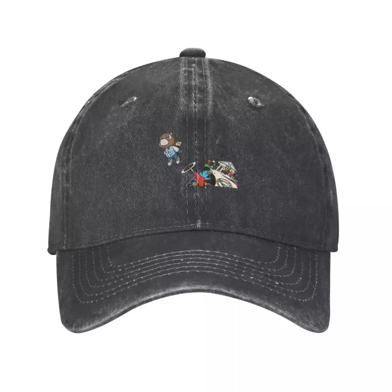 قبعة كاوبوي دب التخرج من Kanye للرجال والنساء ، قبعة Snapback ، قبعة مضحكة ، أيقونة عصرية ، قبعة فاخرة