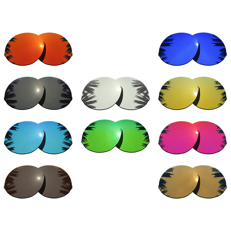 Lentes de repuesto con revestimiento de espejo polarizado para-Oakley Madman OO6019, montura multicolor