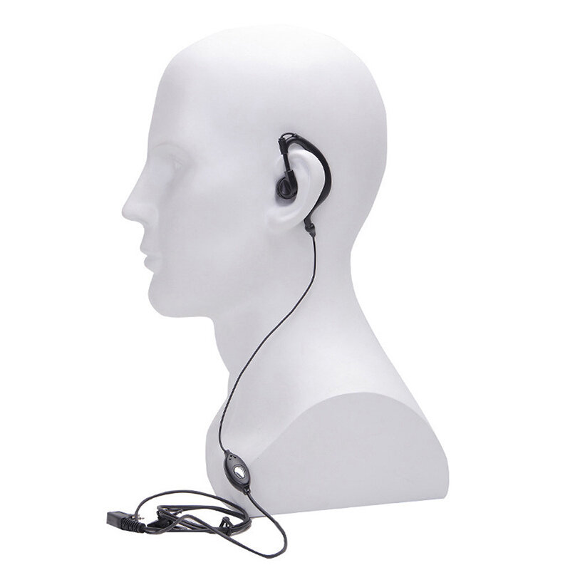 Walkie Talkie Headset Kopfhörer K-Plug verdrahtet Zwei-Wege-Amateurfunk Ohrhörer für BF-888S UV5R Walkie Talkie 992 Ohr bekleidung