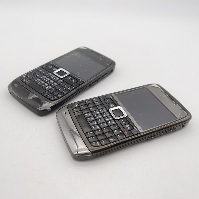 정품 언락 E71 블루투스 와이파이 확성기 전화, 러시아어 아랍어 히브리어 키보드, Finland 제조, 무료 배송