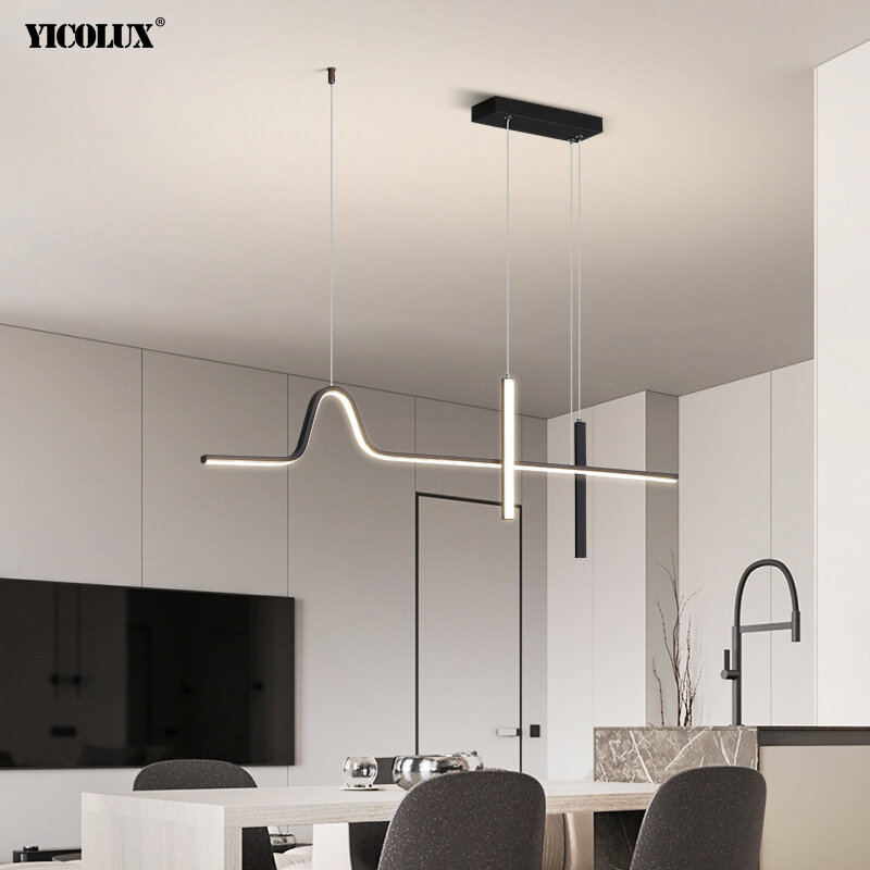Moderne Pendel leuchte Esszimmer Küchen insel LED Decke Kronleuchter für Steht isch Wohnkultur Aufhängung Design Hängelampen