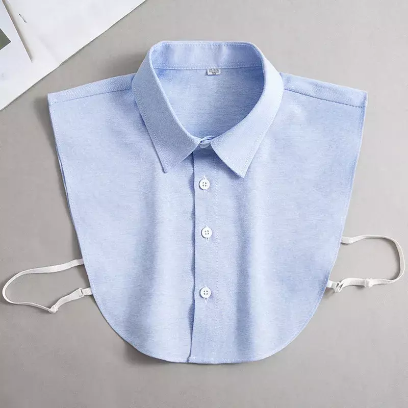 Oxford Textile Cotton Fake Collar for Men Unisex Versatile primavera estate Fashion Business Collar all'interno della camicia finta da lavoro d'ufficio