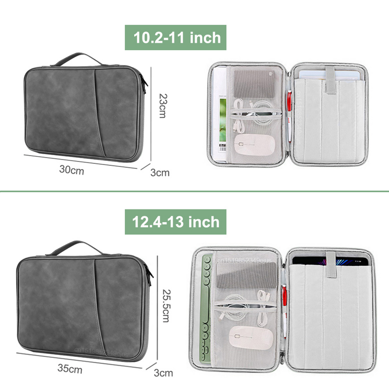 Tablet-Hülle Tasche für Samsung Galaxy Tab S7 Fe S8 S9 plus A8 S6 Lite Beutel Fall für Xiaomi Pad 5 6 Pro Redmi Pad Se tragbare Tasche