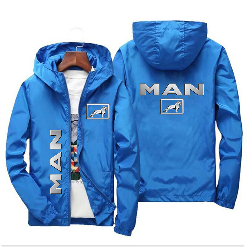 Sudadera con capucha para hombre, chaqueta con cremallera, estampado de logotipo de coche, chaqueta informal, primavera y otoño