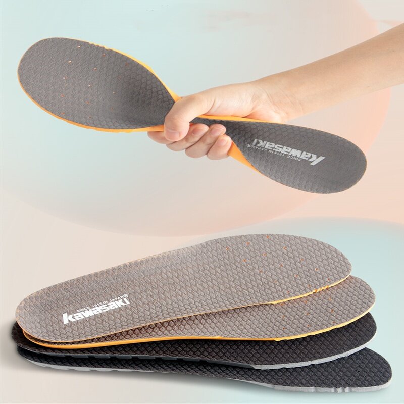 Plantilla de zapato transpirable antideslizante, plantilla de absorción de impacto adecuada para Kawasaki, CFT-22, bádminton, zapatillas de deporte